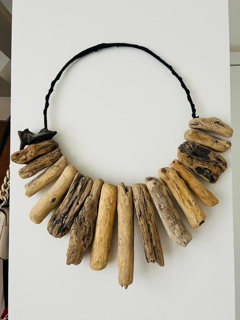 Wanddecoratie | Wandhanger met drijfhout uit Bali, Ophalen, Zo goed als nieuw