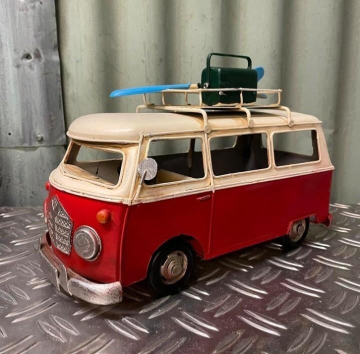 Volkswagen busje T2 van blik - oldtimer VW t2 bus, Vintage, Vw., Ophalen of Verzenden, Vw