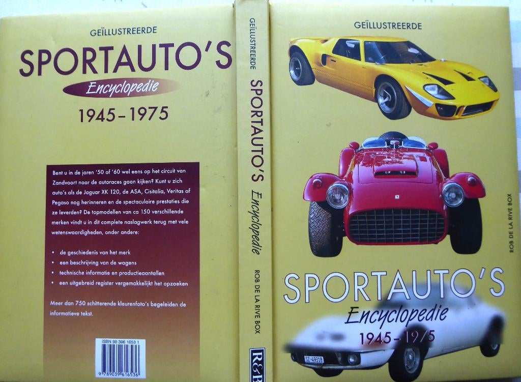 Sportauto's encyclopedie 1945-1975, Algemeen, Ophalen of Verzenden, Zo goed als nieuw, Rob de la Rive Box
