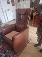 stawett Leren Electrische Sta-op Relaxfauteuil, Ophalen, Zo goed als nieuw, 50 tot 75 cm, Leer