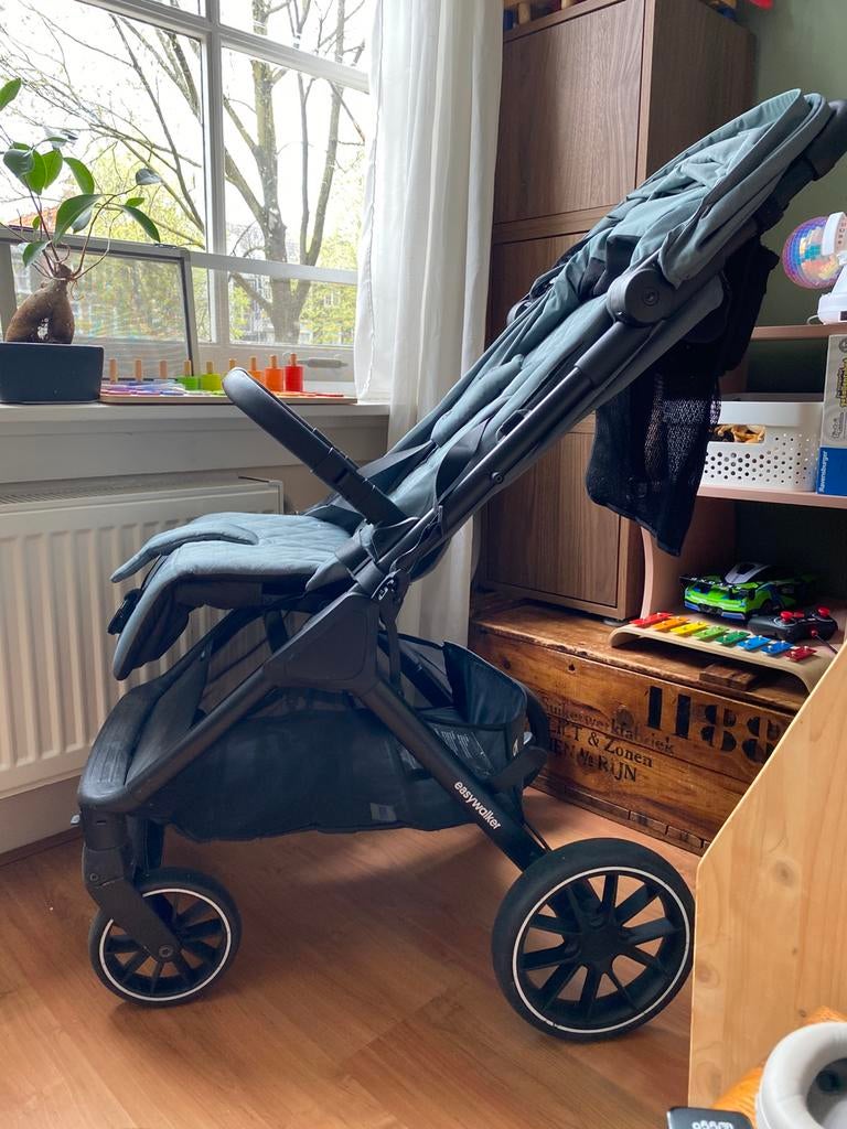 Buggy Easywalker jacky xl. Groen met originele regenhoes, Kinderen en Baby's, Buggy's, Ophalen, Zo goed als nieuw, Overige merken