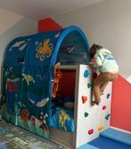 IKEA Kura bed met Klimmuur en IKEA tent, Ophalen, Zo goed als nieuw, Halfhoogslaper