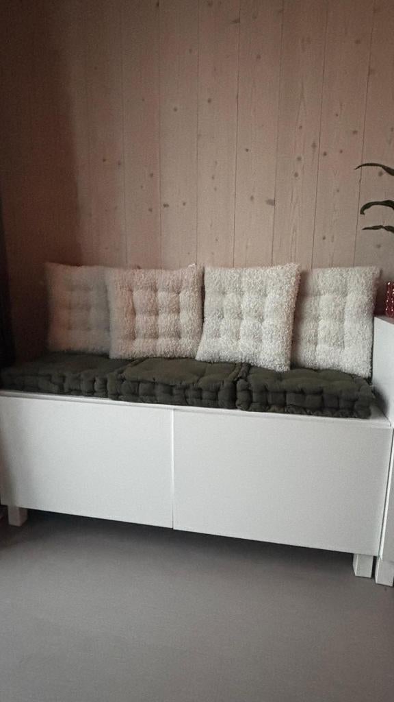 Besta TV Meubel / Bankje - Multifunctioneel!, Ophalen, Kunststof, 100 tot 150 cm, Zo goed als nieuw