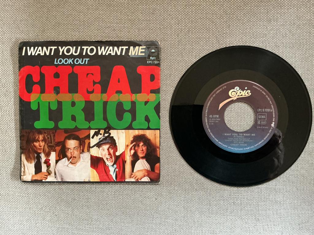 Cheap Trick single vinyl. I want you to want me., Ophalen of Verzenden, Gebruikt, Pop