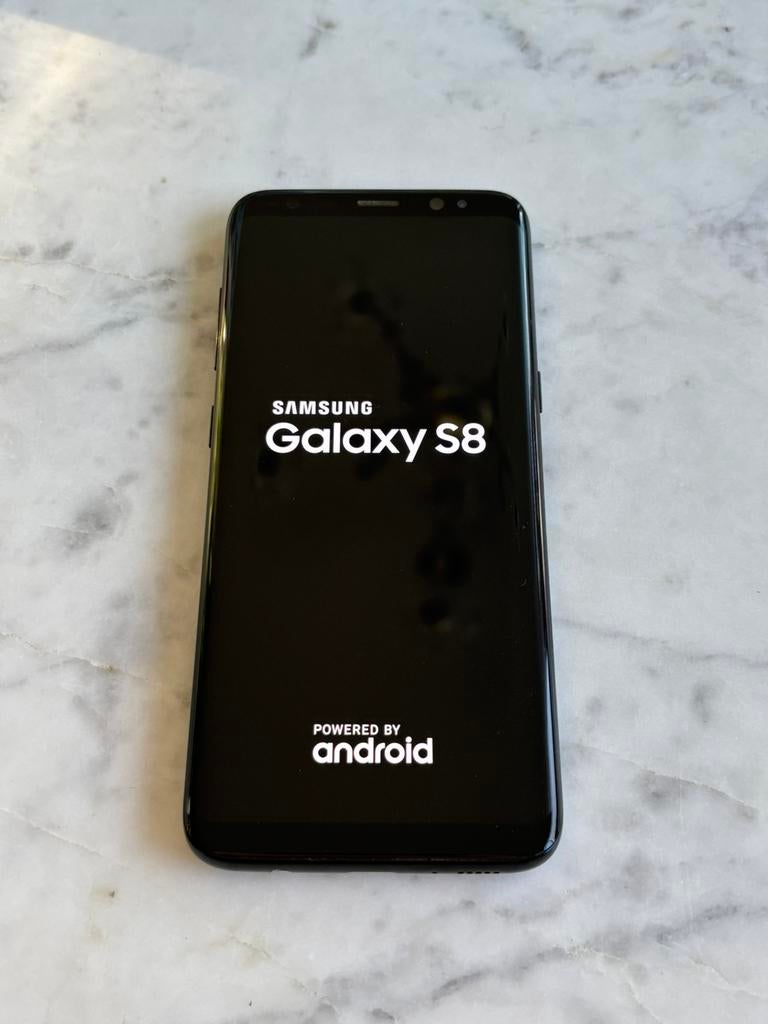 Samsung Galaxy S8 Zwart 64GB - krasvrij, Telecommunicatie, Mobiele telefoons | Samsung, 64 GB, Ophalen of Verzenden, Zo goed als nieuw