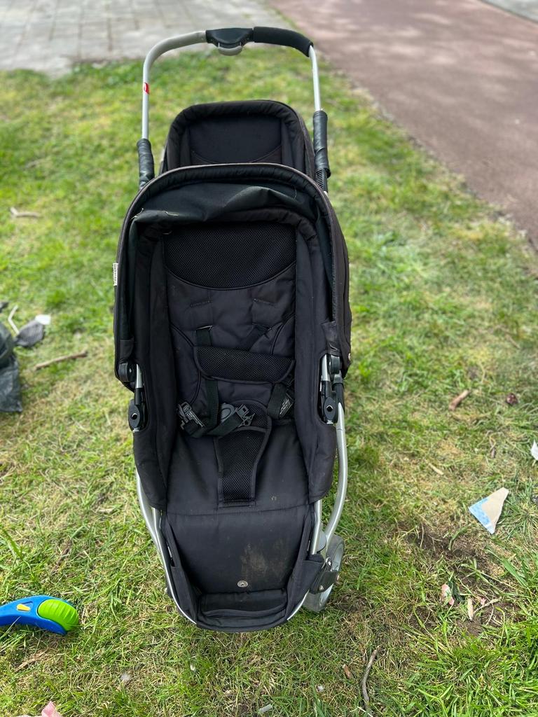 Tweeling kinderwagen - Topmark, Gebruikt, Duowagen, Ophalen of Verzenden, Kinderwagen
