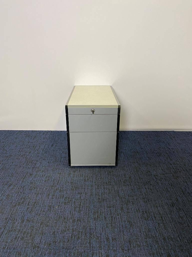 17 x Ladeblok Gispen, aluminium, pennenlade, lade, hangmap, Ophalen, Minder dan 50 cm, Gebruikt, 3 of 4 laden