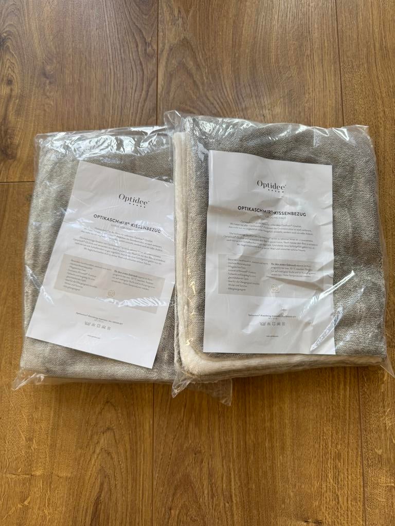 Optidee Optikasjmier kussenslopen 2 stuks, Ophalen of Verzenden, Nieuw, Tweepersoons, Dekbedovertrek