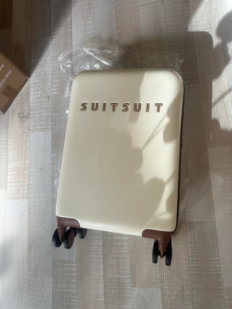 Suitsuit koffer handbagage, 50 tot 60 cm, Hard kunststof, Ophalen of Verzenden, 35 tot 45 cm