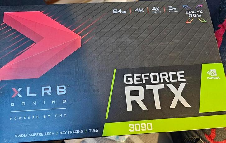 Rtx 3090 24gb met water block of standaard cooler, Computers en Software, Videokaarten, Ophalen of Verzenden