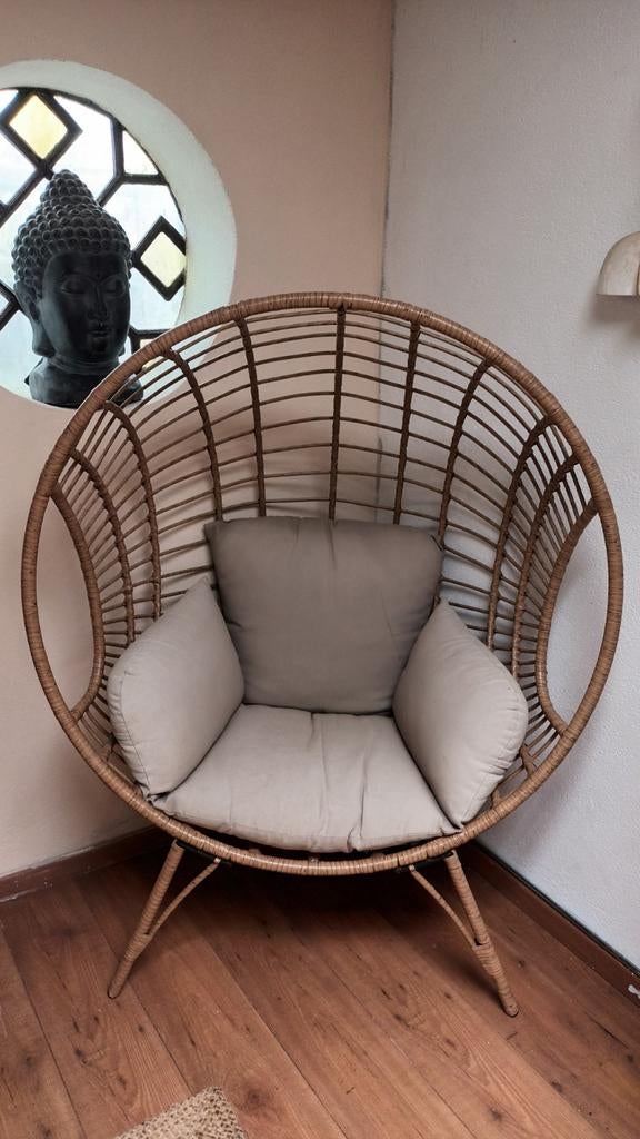 Mooie rotan stoel, Ophalen of Verzenden, Zo goed als nieuw, Rotan