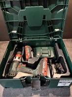 Z.G.A.N METABO BS 18 LT Quick set met lader en 2x 4ah accu, Ophalen of Verzenden, Zo goed als nieuw, Boor- en Schroefmachine