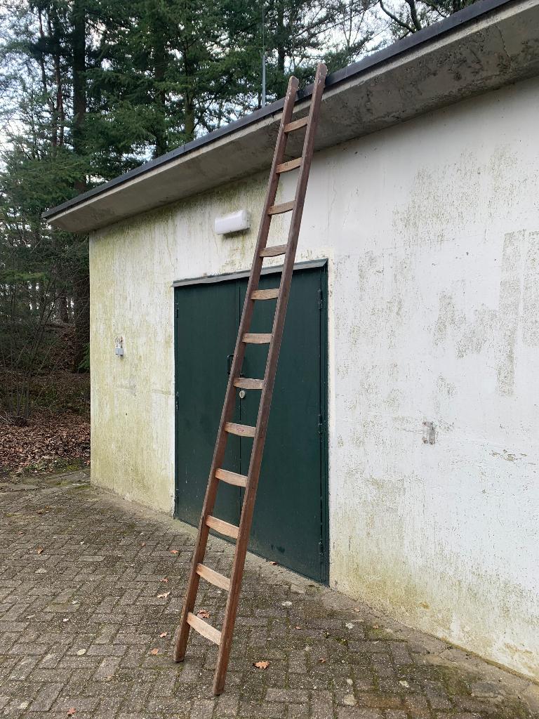Houten ladder | authentiek, Ophalen, ;, Gebruikt, ;