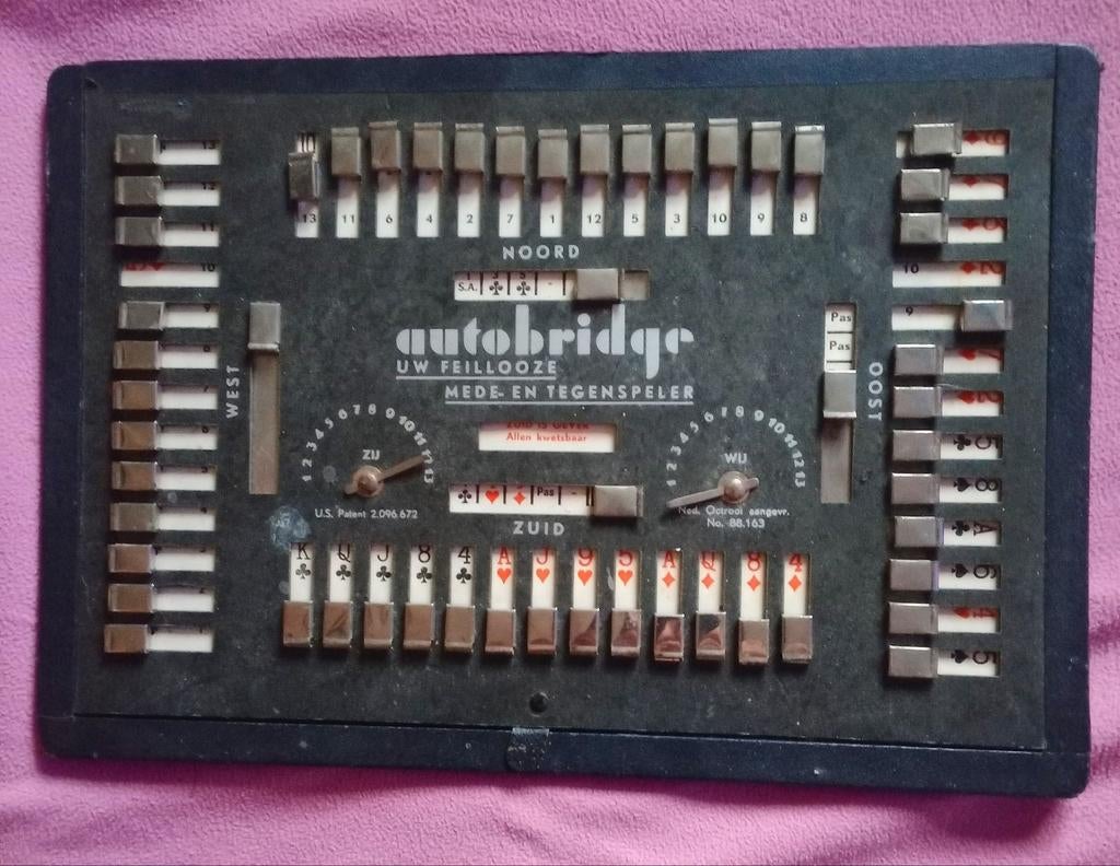 Vintage AUTOBRIDGE: Uw Feilloze Mede- en Tegenspeler, Een of twee spelers, Ophalen of Verzenden, Gebruikt, J.M. Querido