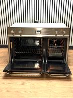 Luxe Boretti Inbouwoven RVS met dubbele oven 90 cm, Hete lucht, Fornello Esperta, Ophalen of Verzenden, Zo goed als nieuw