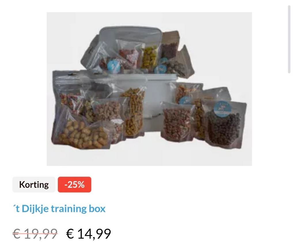 Snackpakket huisdier en/of paard, Ophalen of Verzenden