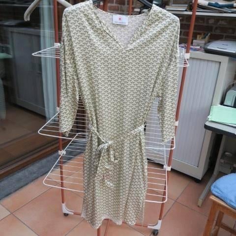 Kleedje zijde print lint Herzen's Angelegenheit mt 36 (38-40, Ophalen of Verzenden, Zo goed als nieuw, Maat 38/40 (M)