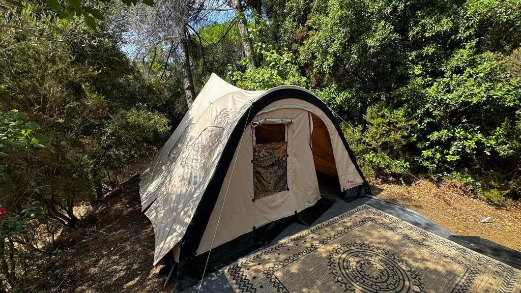 Redwood Maclura 4 familie tent, Caravans en Kamperen, Tenten, Ophalen, Gebruikt