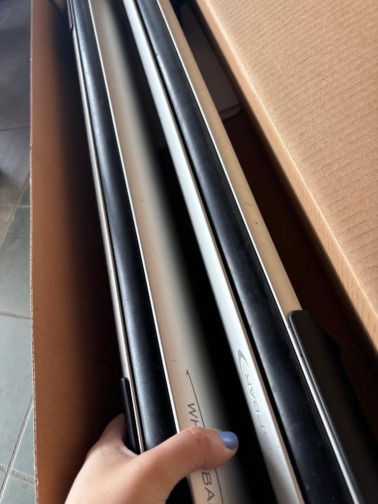 Whispbar WB300 Snow Mount Skidrager Zilver Zwart Aluminium, Ophalen, Nieuw