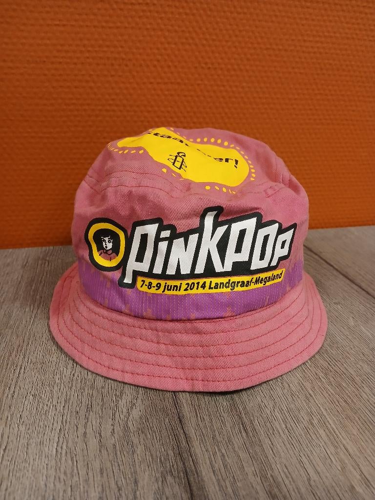 pinkpop hoedje, Hoed, Pinkpop, Zo goed als nieuw, One size fits all