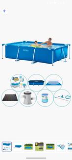 Intex Frame Pool Rechthoekig 260x160x65 Zwembad Pakket, Minder dan 80 cm, Nieuw, Ophalen of Verzenden, Minder dan 200 cm