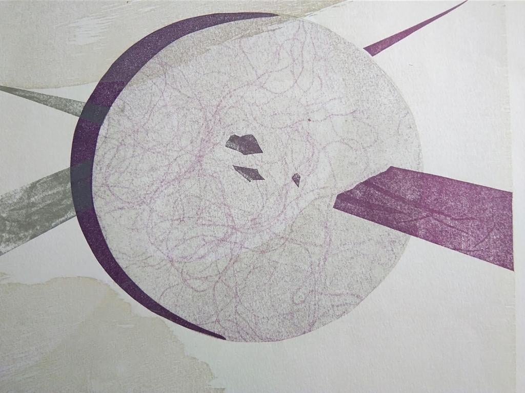 Christiaan Heeneman litho abstract, Antiek en Kunst, Ophalen of Verzenden