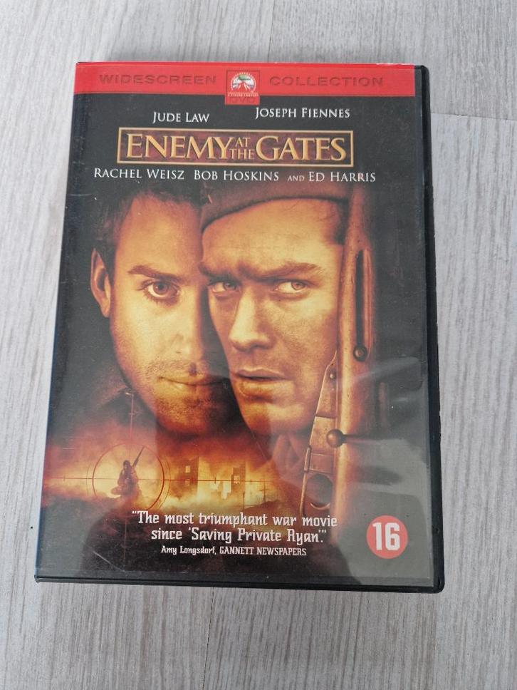 DVD Enemy at the Gates - Joseph Fiennes/Jude Law, Cd's en Dvd's, Dvd's | Thrillers en Misdaad, Zo goed als nieuw, Actiethriller
