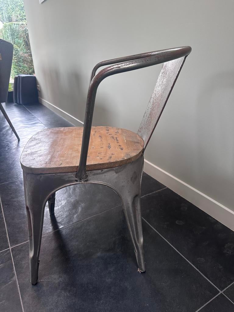 Twee stoere industriële stoelen, Ophalen, Gebruikt, Twee, Overige kleuren