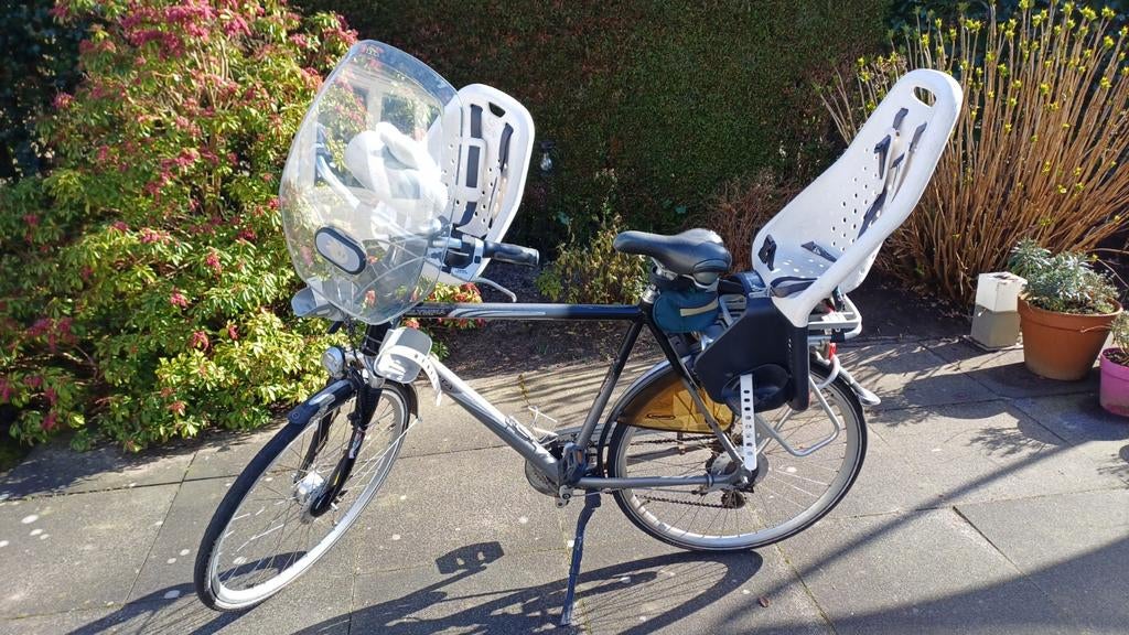 Yepp kinderzitjes: voor en achter, Ophalen, Gebruikt, Achterzitje, Yepp