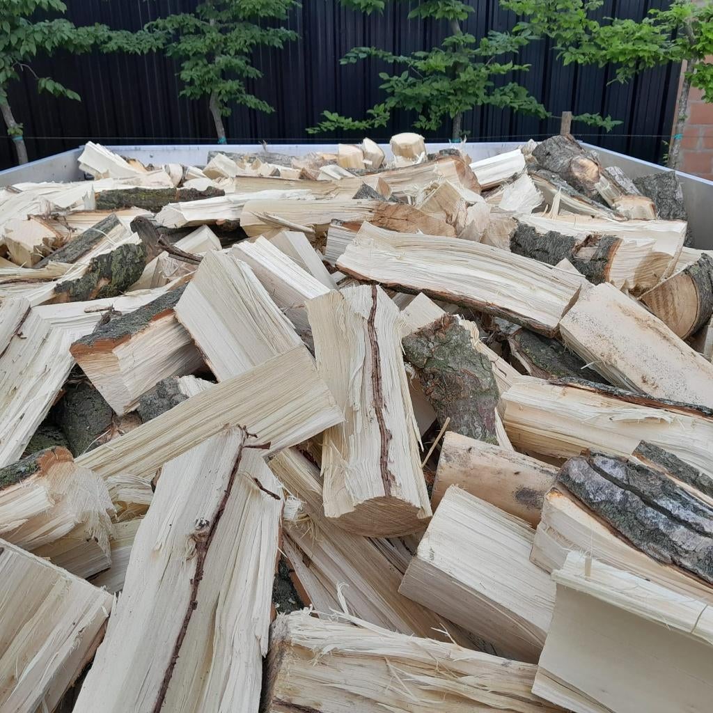 Haardhout: Populier, Tuin en Terras, Haardhout, 3 tot 6 m³, Verzenden, Overige houtsoorten, Blokken