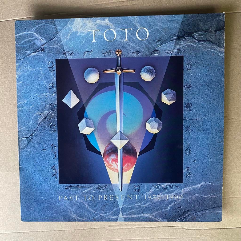 Lp - toto - past to present, Cd's en Dvd's, Vinyl | Rock, Ophalen of Verzenden, Gebruikt, 12 inch, Poprock