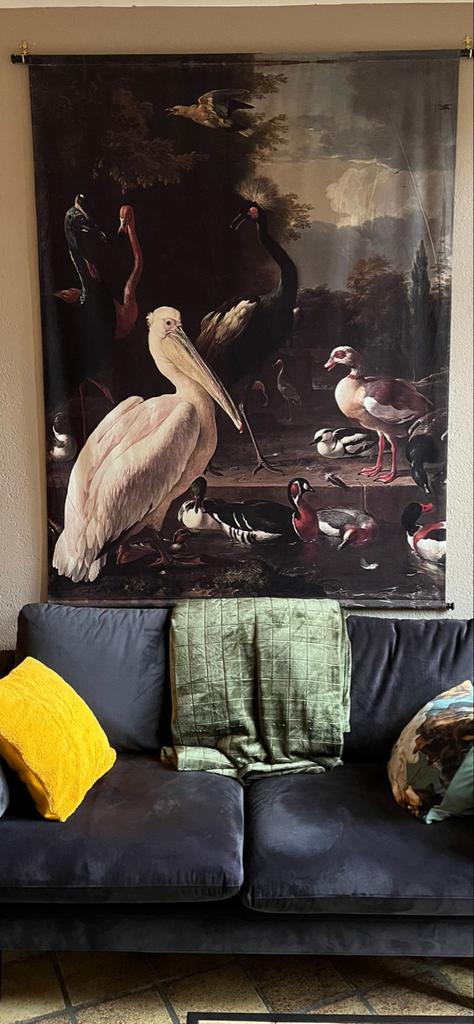 Ruilen! Wandkleed groot 170x120, Huis en Inrichting, Woonaccessoires | Wanddecoraties, Gebruikt, Meerkleurig, Klassiek, Ophalen of Verzenden