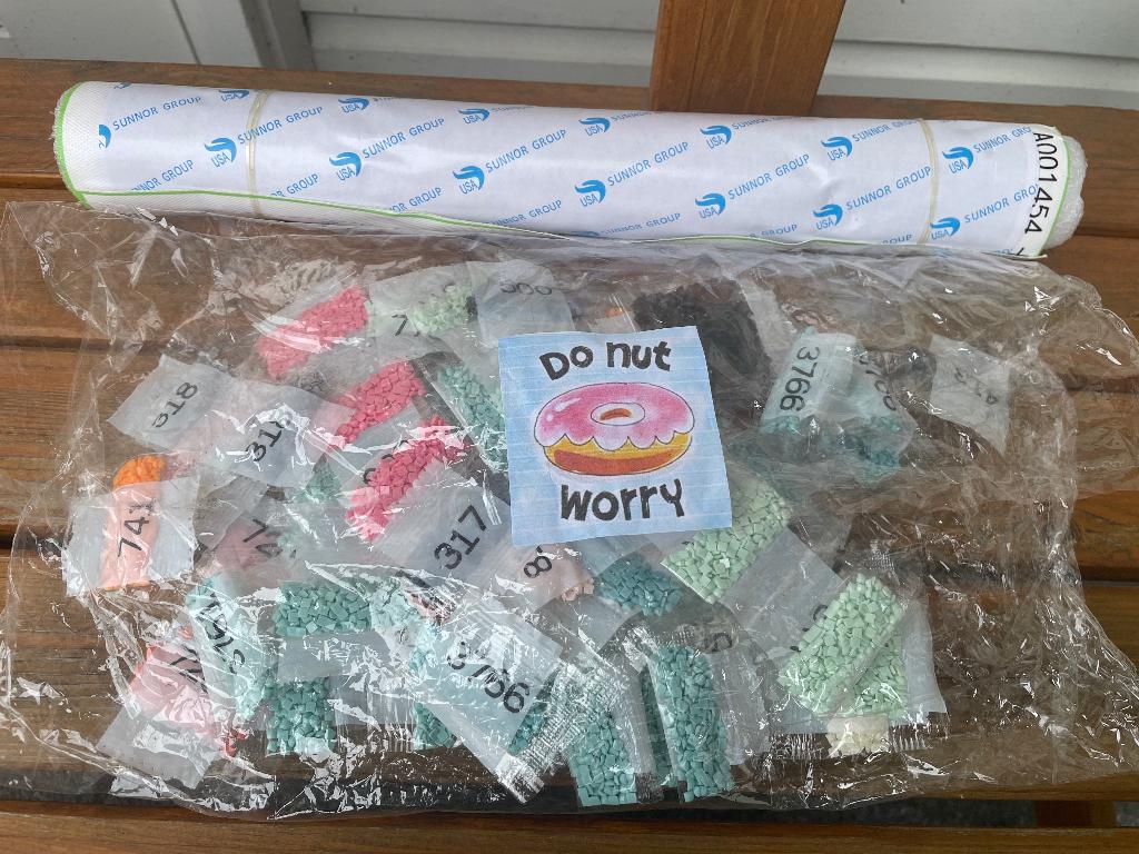 Do nut worry diamond painting | blond Amsterdam stijl, Ophalen of Verzenden, Nieuw, Knutselwerk