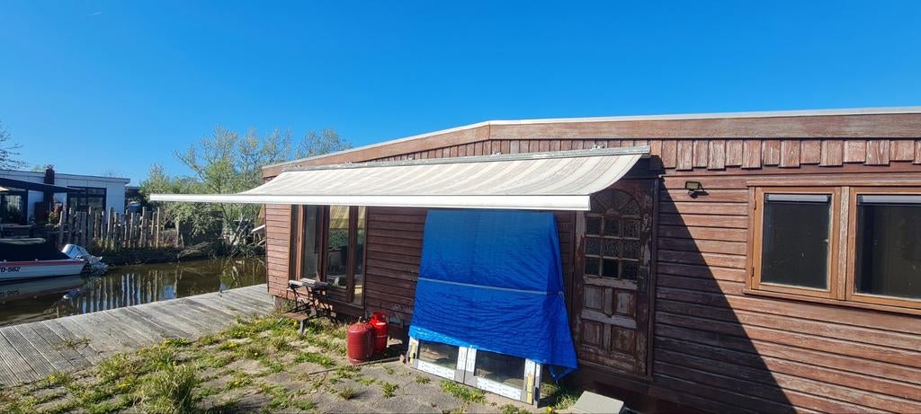 3 elektrische schermen: 1x 6.2m, 2x 4.25m - zelf demonteren, Gebruikt, 450 cm of meer, Elektrisch, Ophalen of Verzenden