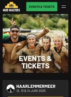 2 x mudmasters mudrun kaarten 16 km, Twee personen