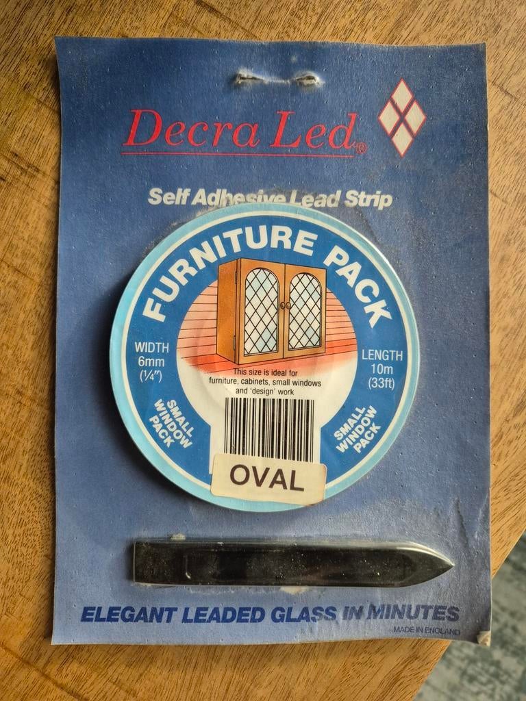 Glas in lood strip, Minder dan 80 cm, Nieuw, Ophalen of Verzenden, Minder dan 80 cm