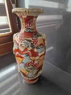 Antieke Japanse Satsuma Vaas - Handgeschilderd, Ophalen of Verzenden