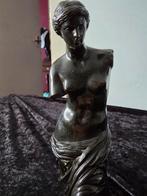 19e Eeuwse Bronzen Venus van Milo, gesigneerd Ernst Kraas, Antiek en Kunst, Ophalen of Verzenden
