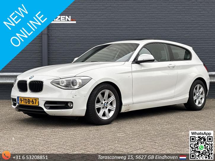 BMW 1-serie 120d High Executive Automaat | Dakota Leder | Pa, Auto's, BMW, Bedrijf, Te koop, 1-Serie, ABS, Airbags, Airconditioning