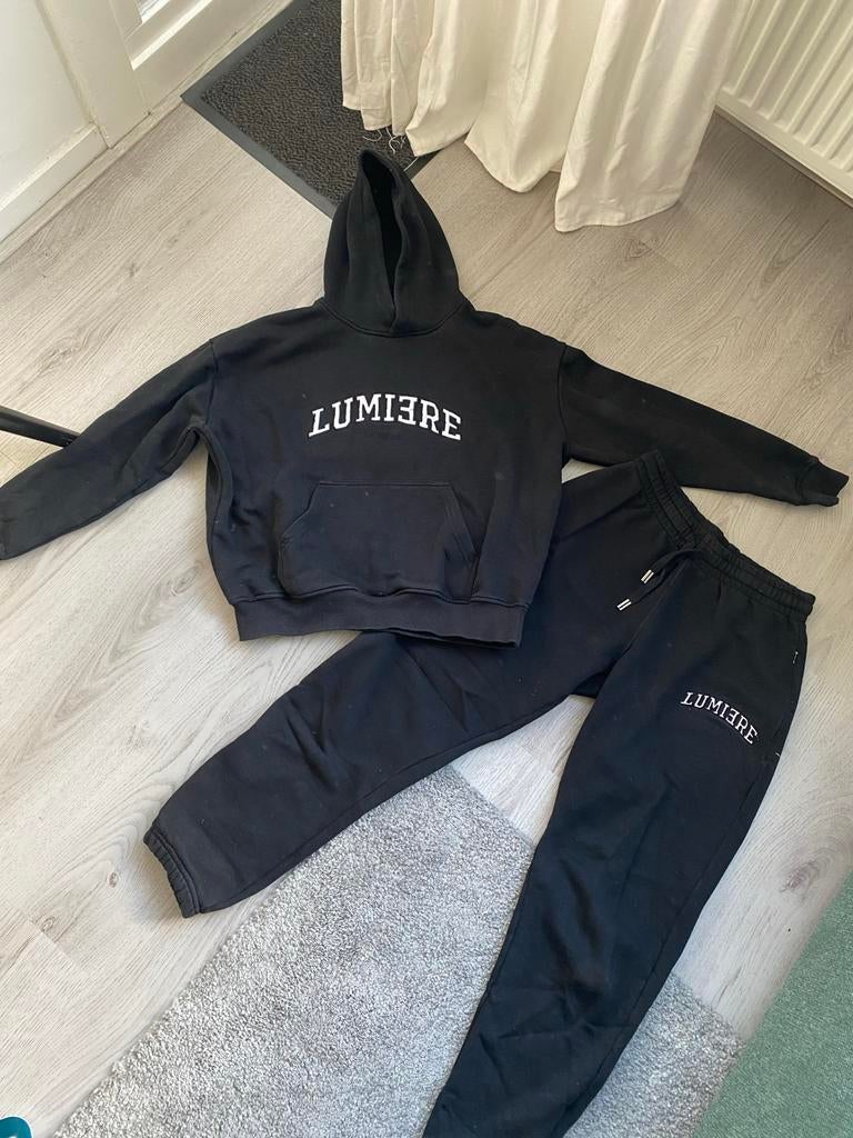 Lumière Trainingspak Zwart - Maat S/M, Maat 38/40 (M), Zwart, Overige typen, Ophalen of Verzenden