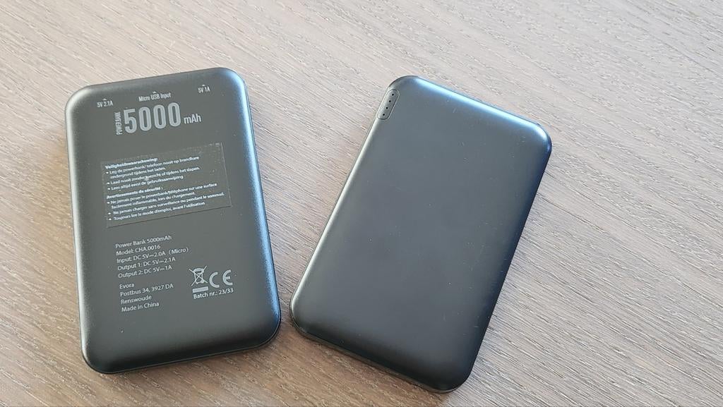Powerbank i5000mAh - Draagbare Oplader, Ophalen of Verzenden, Nieuw, I5000