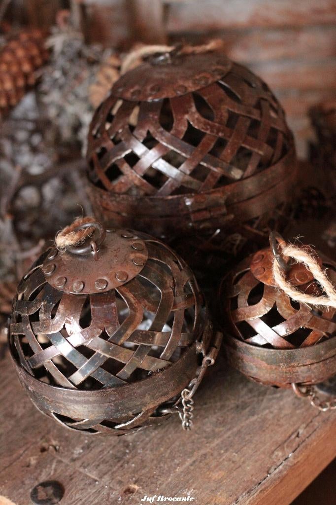 Set mosballen, mosbal, draadbal, ballen, sober, Www.jufbrocante.nl, Www.jufbrocante.nl, Nieuw, Ophalen of Verzenden