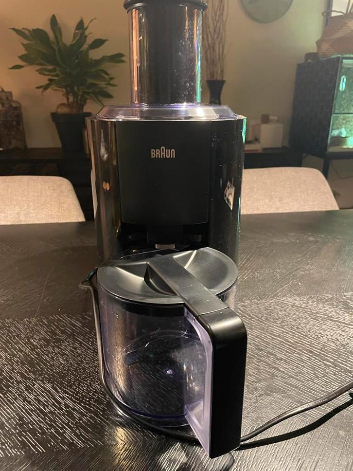 Braun Sapcentrifuge J 500 BJ - Zo goed als nieuw!, Witgoed en Apparatuur, Juicers, Zo goed als nieuw, Sapcentrifuge, Elektrisch