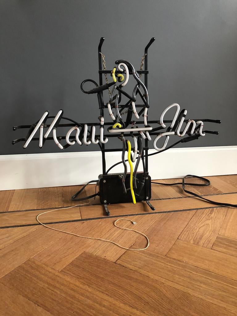 Vintage NEON Maui JiM lamp, Ophalen of Verzenden, Gebruikt