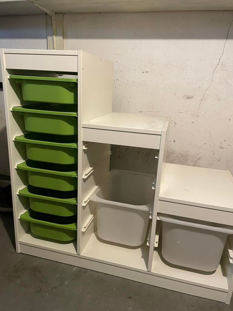 Opbergcombinatie met bakken, Ophalen, Minder dan 50 cm, Zo goed als nieuw, Minder dan 100 cm