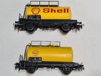 Marklin shell tank wagons 4442, Ophalen of Verzenden, Wisselstroom, Wagon, Märklin
