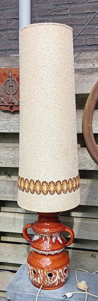 Vintage vloerlamp Fat Lava West Germany 100% authentiek (L29, Huis en Inrichting, Lampen | Vloerlampen, Gebruikt, 100 tot 150 cm