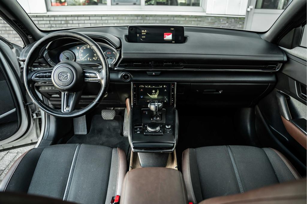 Mazda MX-30 e-SkyActiv 145 Luxury 36 kWh | SOH 91%, Auto's, Mazda, Gebruikt, Zwart, 35 kWh, Adaptive Cruise Control