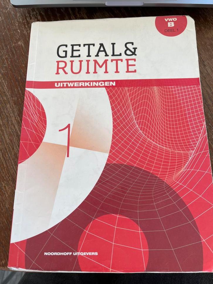 Getal & Ruimte Uitwerkingen vwo B deel 1, Boeken, Studieboeken en Cursussen, Zo goed als nieuw, WO, Beta, Ophalen of Verzenden