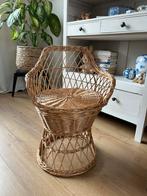 Vintage stoeltje van bamboe riet jaren 60 - 70, Kinderen en Baby's, Kinderkamer | Tafels en Stoelen, Ophalen, Zo goed als nieuw